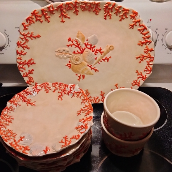 Other - Shell & Coral Ceramic Plates